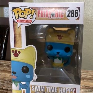 POP Animation Fairy Tail Swim Time Happy